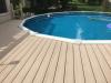 2017 West Chicago IL pool deck Trex by A-Affordable Decks