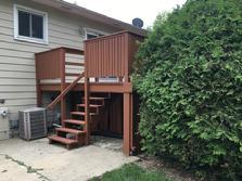 (Before) Treated Deck Wheaton IL 2019 A-Affordable Decks