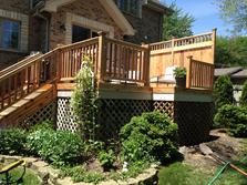 Cedar deck Clarendon Hills (after) 2015 A Affordable Decks