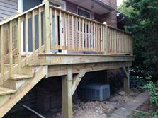 (after) Downers Grove Illinois deck by A Affordable Decks 2015
