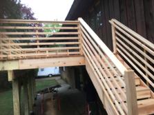 Horizontal railing - A-Affordable Decks in Lombard IL 2017
