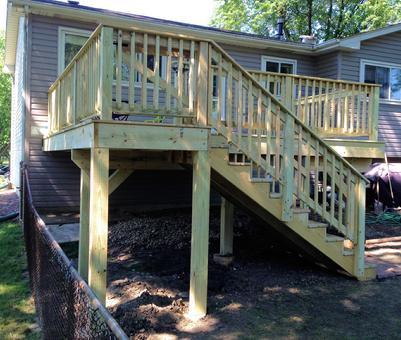 2013 Woodridge IL deck by A-Affordable Decks of Lombard