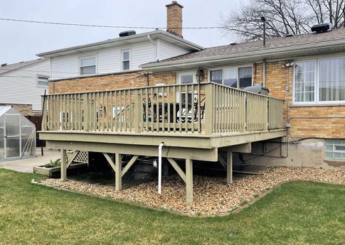 Melrose Park old deck 2024 A-Affordable Decks Lombard