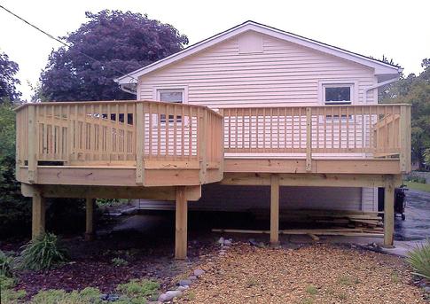 Naperville deck built by A-Affordable Decks